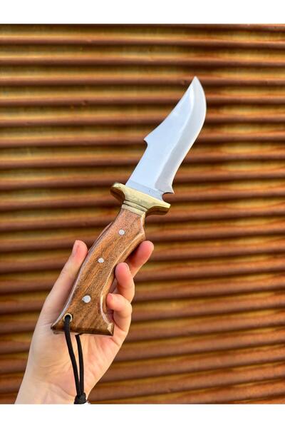 PROBİSA ATAK YATAĞAN El Yapım Kök Ceviz Kabzeli Piknik Mutfağı Bıçağı