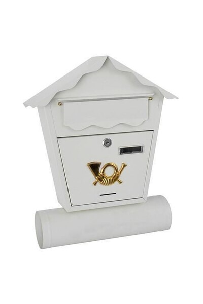 JollyMag Γραμματοκιβώτιο, λευκό, 44x37x10 εκ., Nestor