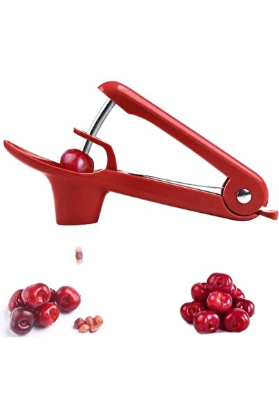 Flo Dispozitiv manual de scobit sâmburi pentru cireșe/măsline cu o singură ga...