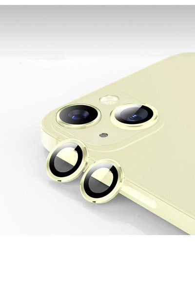 Aksesuar Kasabası Apple iPhone 15 & iPhone 15 Plus Compatible Stone Camera Protection Lens Protector Tempered Glass Protection