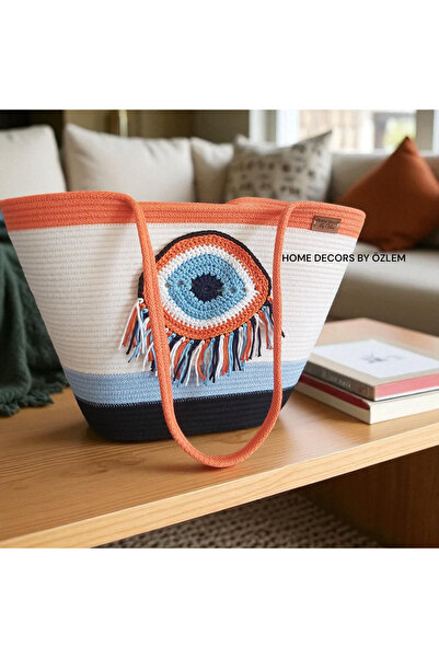 home decors by özlem Straw Shoulder Bag Beach Bag Daily Bag Handcrafted Handmade