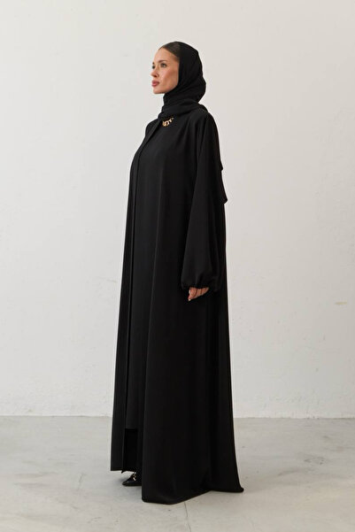 LEYLA STORE Serene Grace İkili Ferace Takımı | Lüks Seri