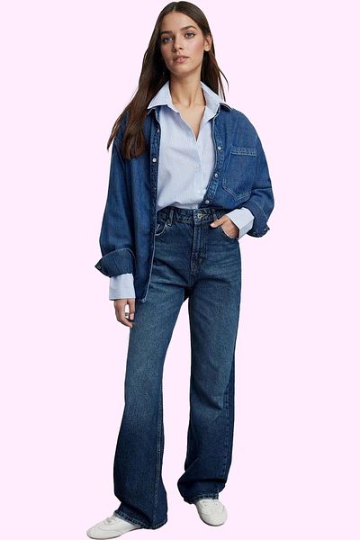 PayBuy Women's High Waist Wide Leg Long Jean Pants Cotton Casual Combinations Summer Must-Have