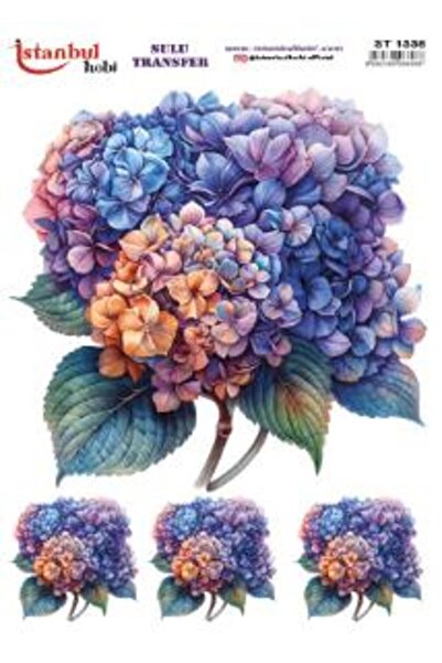 İstanbul Hobi ورق نقل مائي 25 × 35 سم ST-1336