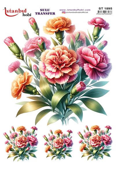 İstanbul Hobi ورق نقل مائي 25x35 سم ST-1895