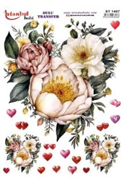 İstanbul Hobi ورق نقل مائي 25x35 سم ST-1437