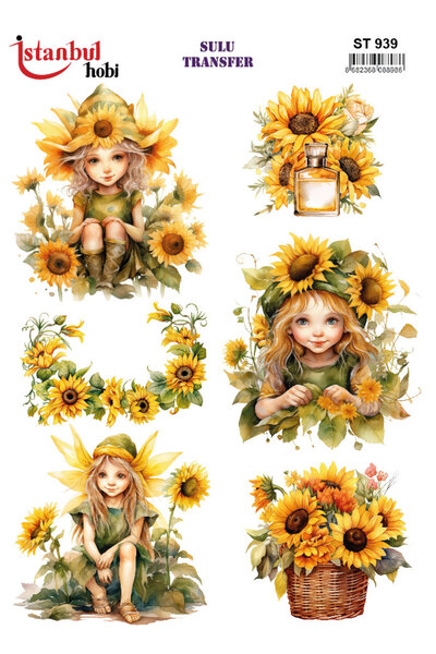 İstanbul Hobi ورق نقل مائي 25x35 سم ST-939