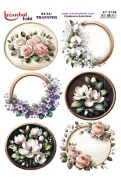 İstanbul Hobi ورق نقل مائي 25x35 سم ST-1748