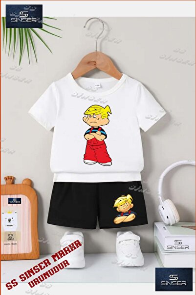 SS SİNSER Children's Unisex “Denis Children's Hands Tied“ Special Printed Cre...
