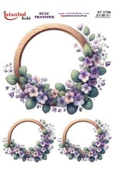 İstanbul Hobi ورق نقل مائي 25x35 سم ST-1746