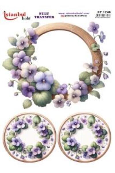 İstanbul Hobi ورق نقل مائي 25x35 سم ST-1749