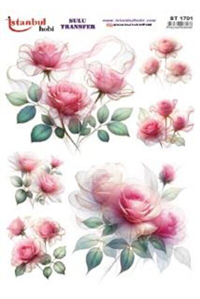 İstanbul Hobi ورق نقل مائي 25x35 سم ST-1701