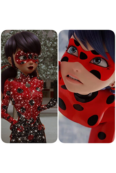 DennisEylul Uğur Böceği Simli ve Simsiz 2 Adet Maske Parti Aksesuarları