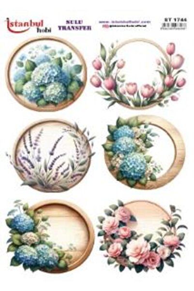 İstanbul Hobi ورق نقل مائي 25x35 سم ST-1744