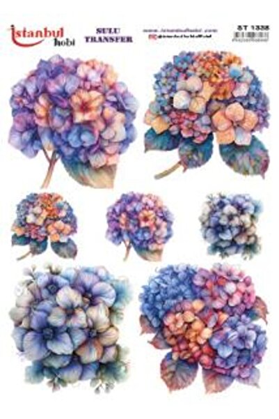 İstanbul Hobi ورق نقل مائي 25x35 سم ST-1338