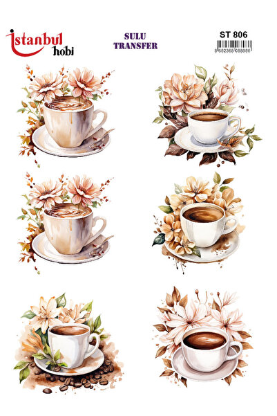 İstanbul Hobi ورق نقل مائي 25x35 سم ST-806