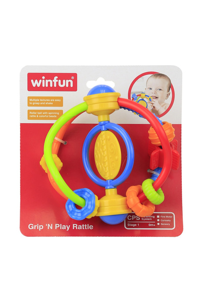 WINFUN Κουδουνίστρα με κινητήρα και δραστηριότητες για μωρά,