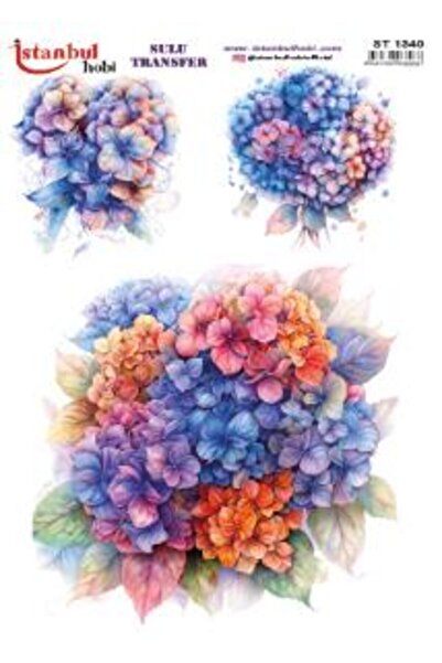 İstanbul Hobi ورق نقل مائي 25x35 سم ST-1340