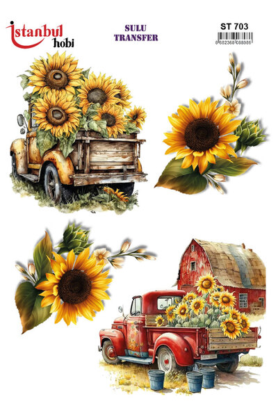 İstanbul Hobi ورق نقل مائي 25x35 سم ST-703