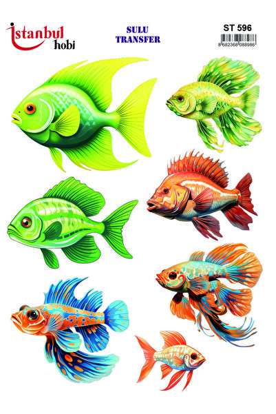 İstanbul Hobi ورق نقل مائي 25x35 سم ST-596