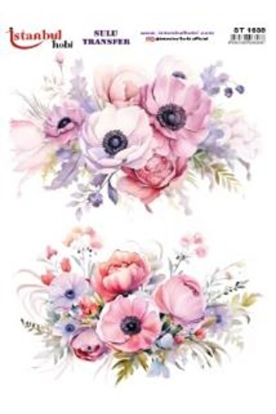 İstanbul Hobi ورق نقل مائي 25x35 سم ST-1639