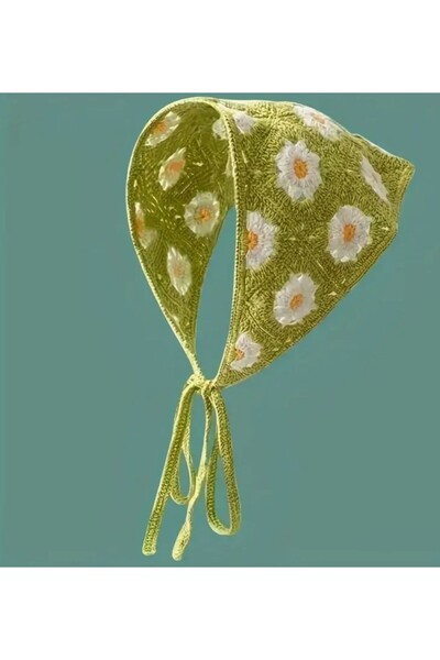 CHARMLUCKY Daisy Knitted Bandana