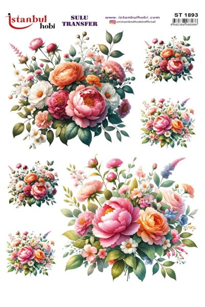 İstanbul Hobi ورق نقل مائي 25x35 سم ST-1893