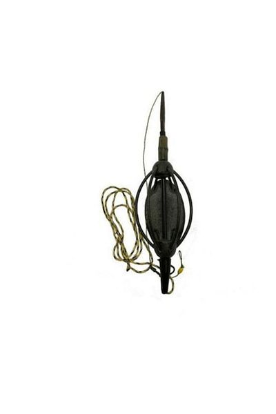 OEM Montura pentru crap, momitor cu talpa 120g pe leadcore, carlig legat pe fir de par, nr. 4