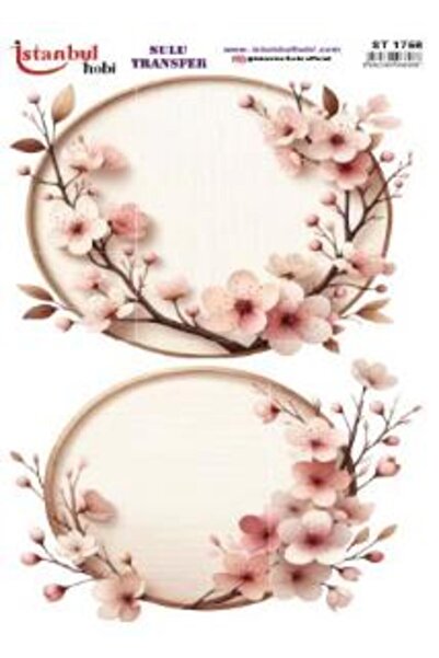 İstanbul Hobi ورق نقل مائي 25x35 سم ST-1756