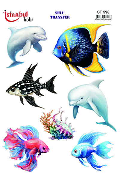 İstanbul Hobi ورق نقل مائي 25x35 سم ST-598