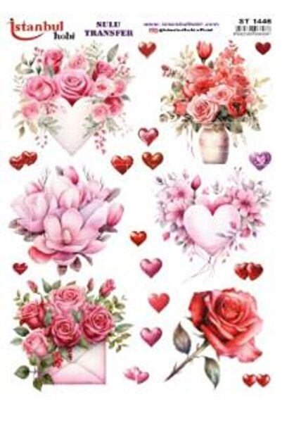 İstanbul Hobi ورق نقل مائي 25x35 سم ST-1446