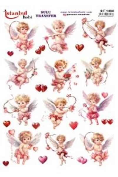 İstanbul Hobi ورق نقل مائي 25x35 سم ST-1430