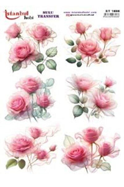 İstanbul Hobi ورق نقل مائي 25x35 سم ST-1698