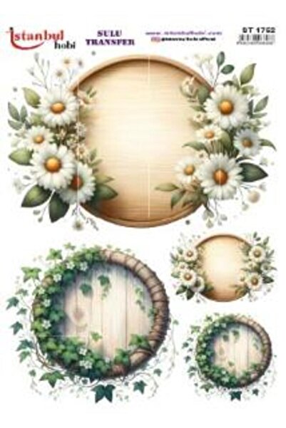 İstanbul Hobi ورق نقل مائي 25x35 سم ST-1752