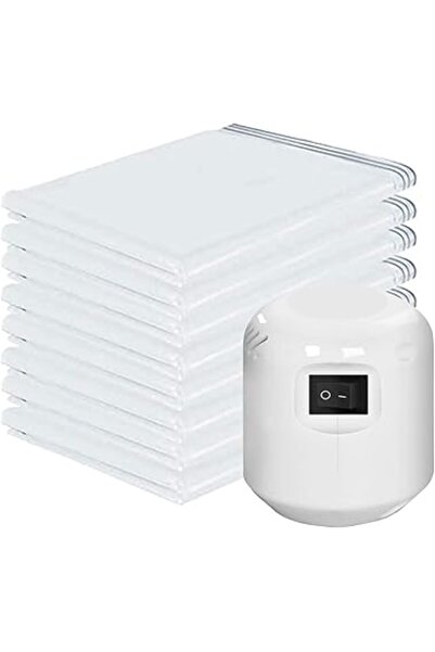 The Bros مجموعة من 6 أكياس تخزين مفرغة من الهواء فاخرة مزودة بمضخة كهربائية -...