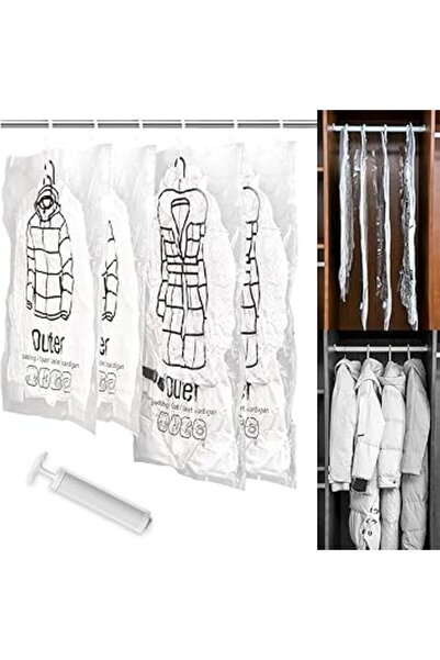 The Bros مجموعة من 12 كيس تخزين مفرغ من الهواء، أكياس ضغط محكمة الغلق (3 لتر،...