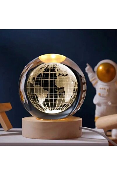 Skygo Dunya Tasarımlı Işıklı Cam Küre Cap 6 Cm Kod 55