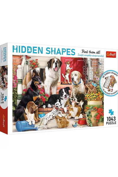 Trefl ΠΑΖΛ 1000 ΚΡΥΦΑ ΣΧΗΜΑΤΑ ΧΑΡΟΥΜΕΝΑ ΚΟΥΤΑΒΙΑ