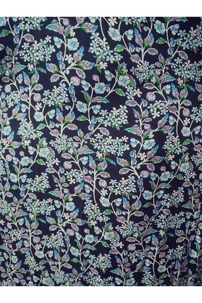 hoaryage Robadan Rochie de mamă cu mânecă lungă, 100% viscoză, cu flori de presiune, rochie de rugăciune