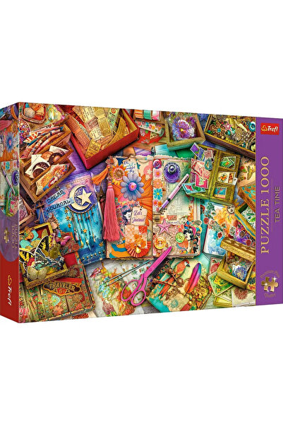 Trefl ΠΑΖΛ 1000 PREMIUM PLUS ΩΡΑ ΓΙΑ ΤΣΑΓΙ ΕΝΑ ΕΜΠΝΕΥΣΤΙΚΟ ΓΡΑΦΕΙΟ