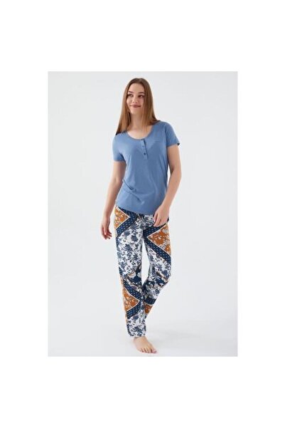 Pierre Cardin 8507-s Kadın Kısa Kol Pijama Takımı