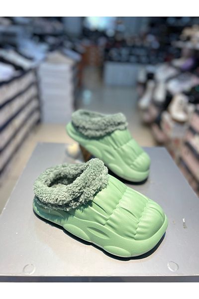 Akınal Bella Papuci de casă pentru femei Eva Sole Wool