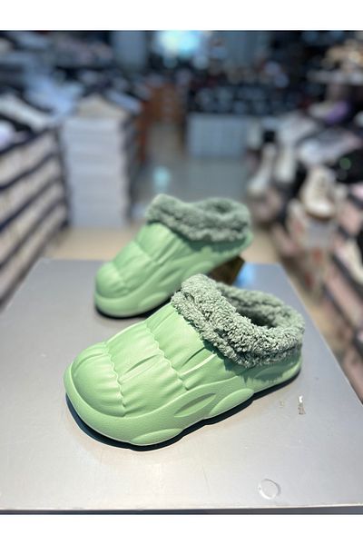 Akınal Bella Papuci de casă pentru femei Eva Sole Wool