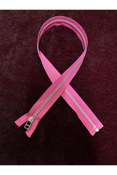 e tuhafiye 1 bucată de fermoar metalic Ykk roz bomboană pentru geantă, haină,...