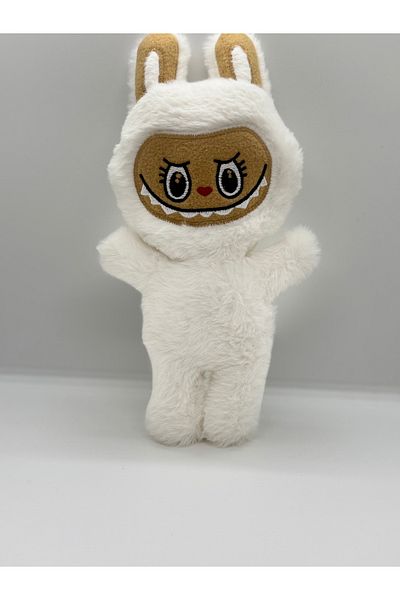 plentiful Labubu 30 cm Plush Doll. Handmade. White