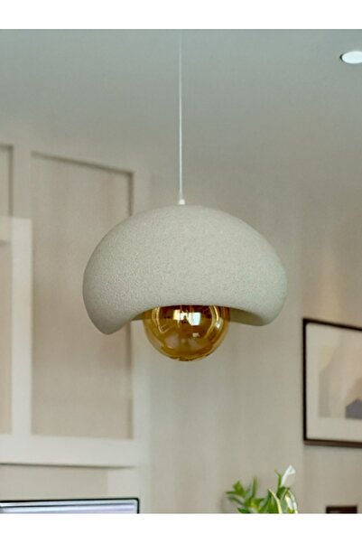 MODA35 Tekli Sarkıt Avize Rustik E27 Modern Avize Bohem Beton Görünüm L2