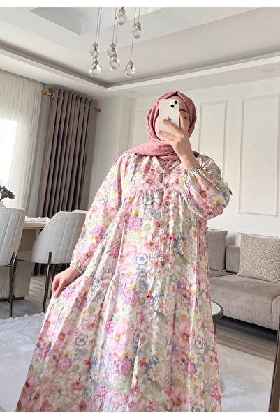 Nuesscollection Φόρεμα από ύφασμα Modal με σχέδια λουλουδιών