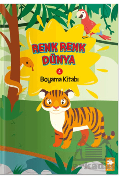 Eksik Parça Yayınları Renk Renk Dünya Boyama Kitabı - 4