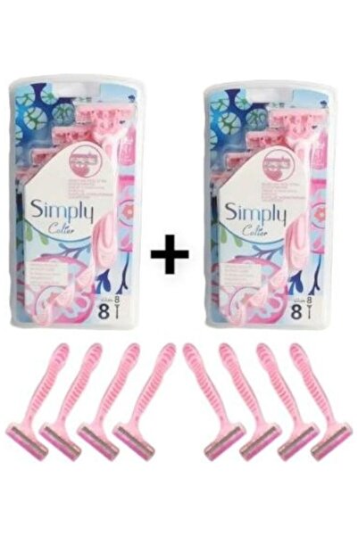 colier Simply Cooler 8+ Razor Blade Set, Pink