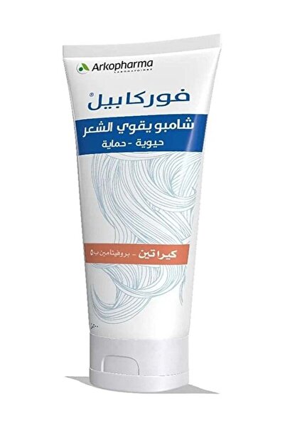 Arkopharma LABORATOIRES شامبو فوركابيل قوة الكيراتين + برو فيتامين ب5 200 مل